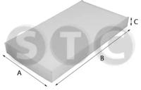 STC T420041 Фільтр салона STC T420041 Фільтр салона