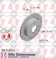 Otto Zimmermann 150.3401.52 Brake disc