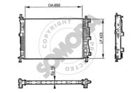 Somora 053340 Радіатор Somora 053340 Радіатор