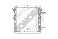 Somora 065140 Радіатор охолодження двигуна