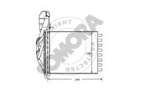 Somora 080550 Радіатор пічки