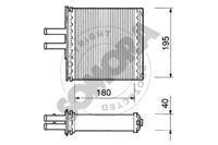 Somora 081250 Радіатор обігрівача салону