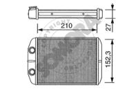 Somora 082450 Радіатор пічки
