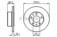 Bosch 0 986 479 161 Brake disc