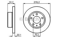 Bosch 0 986 479 162 Brake disc