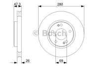 Bosch 0 986 479 368 Brake disc Bosch 0 986 479 368 Brake disc