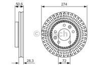 Bosch 0 986 479 599 Brake disc Bosch 0 986 479 599 Brake disc