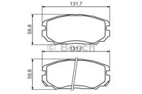 Bosch 0 986 494 374 Колодки гальмівні