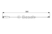 Bosch 1 987 473 033 Датчик зносу гальмівних колодок Bosch 1 987 473 033 Датчик зносу гальмівних колодок