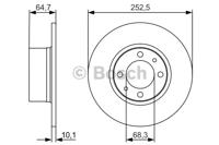 Bosch 0 986 479 988 Диск гальмівний