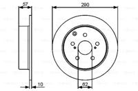 Bosch 0 986 479 448 Диск гальмівний Bosch 0 986 479 448 Диск гальмівний