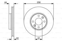 Bosch 0 986 479 556 Диск гальмівний
