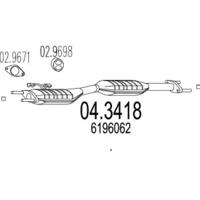 MTS 04.3418 Katalysato