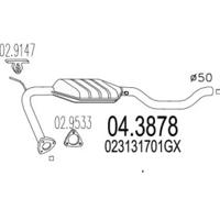 MTS 04.3878 Katalysato