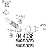MTS 04.4036 Каталізатор