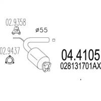 MTS 04.4105 Katalysato