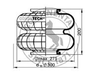 Templin 040106000070 Пневмоподушка