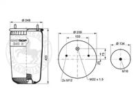 Templin 040106000380 Пневматична подушка