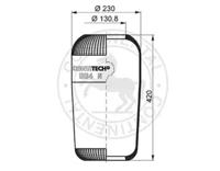 Templin 040106000520 Пневмоподушка