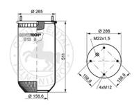 Templin 040106000671 Пневматична подушка