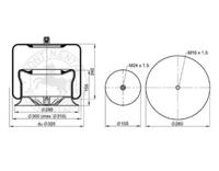 Templin 040106000960 Пневмоподушка