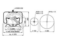 Templin 040106100230 Пневмоподушка