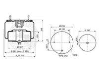 Templin 040106200051 Пневматична подушка