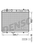 Denso DRM21055 Радіатор охолодження двигуна Denso DRM21055 Радіатор охолодження двигуна