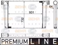 Hella 8ML 376 755-461 Інтеркулер