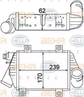 Hella 8ML 376 776-591 Радіатор інтеркулера Hella 8ML 376 776-591 Радіатор інтеркулера