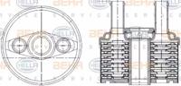 Hella 8MO 376 787-691 Масляний радіатор АКПП Hella 8MO 376 787-691 Масляний радіатор АКПП