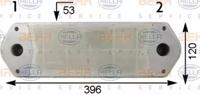 Hella 8MO 376 901-141 Радиатор масляный Hella 8MO 376 901-141 Радиатор масляный