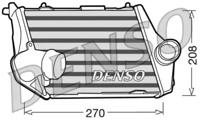 Denso DIT02013 Радіатор інтеркулера