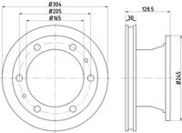 Textar 93084800 Brake disc