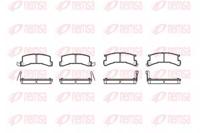 Kawe 0196 04 Brake pads