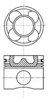 Nural 87-424000-00 Поршень двигуна Nural 87-424000-00 Поршень двигуна