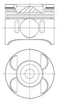 Nural 87-427507-00 Поршень двигуна