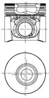 Nural 87-122200-00 Поршень двигателя