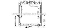Ava DF2035 Радиатор охлаждения двигателя Ava DF2035 Радиатор охлаждения двигателя