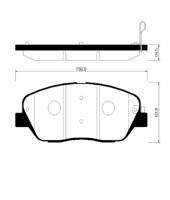 HSB HP1042 Brake pads