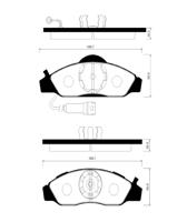 HSB HP4006 Колодки тормозные