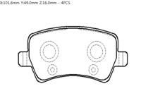 HSB HP5257 Brake pads