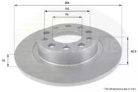 Comline ADC1846 Brake disc