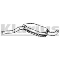 Klarius 250690 Середній глушник вихлопних газів