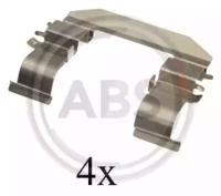 A.B.S. 1664Q Комплект монтажный дисковых тормозных колодок A.B.S. 1664Q Комплект монтажный дисковых тормозных колодок