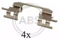 A.B.S. 1672Q Монтажний комплект гальмівних колодок