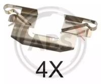 A.B.S. 1720Q Монтажний комплект гальмівних колодок A.B.S. 1720Q Монтажний комплект гальмівних колодок