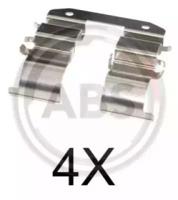 A.B.S. 1734Q Комплект монтажный дисковых тормозных колодок A.B.S. 1734Q Комплект монтажный дисковых тормозных колодок