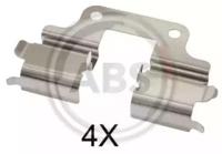 A.B.S. 1739Q Монтажний комплект гальмівних колодок