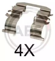 A.B.S. 1758Q Монтажний комплект гальмівних колодок